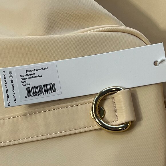 Stoney Clover Lane Classic Mini Duffle Bag Sand - Picture 12 of 14